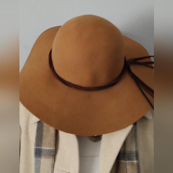 Hat Women Girls Faded Glory Wool Warm S/M Solid Brown New With Out tag - Picture 4 of 11